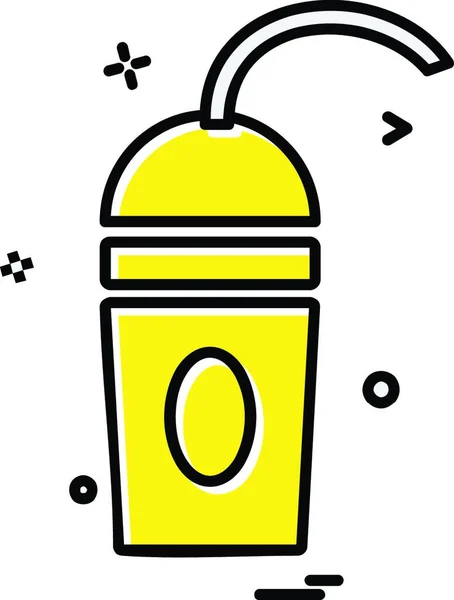 Drink Icon Design Vector — Stock Vector