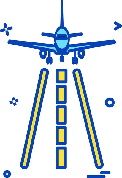 Wektor Konstrukcji Ikony Samolotu — Wektor stockowy