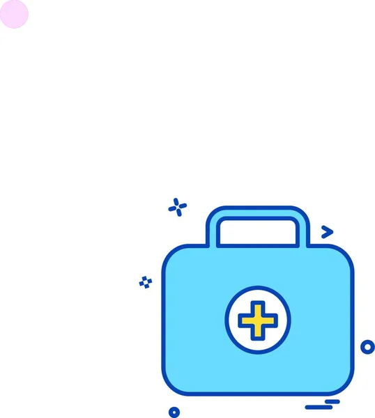 First Aid Firstaid Medical Medicine Box Icon Icon Vector Desige — Stock Vector