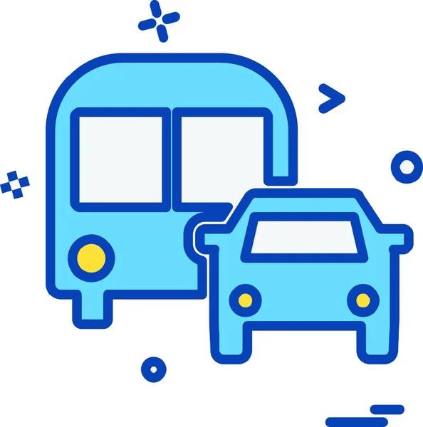 Vehicle Icon Design Vector — Stock Vector