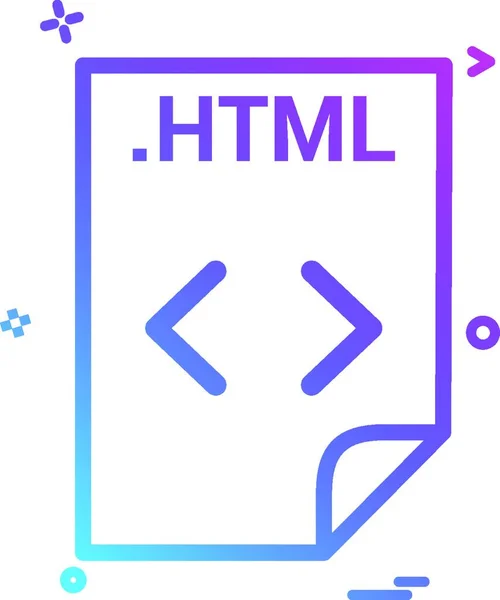 Html Додаток Завантаження Файлів Формату Файлів Векторний Дизайн — стоковий вектор