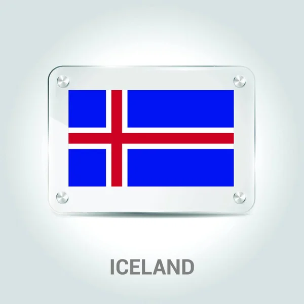 アイスランド独立記念日デザインベクトル — ストックベクタ
