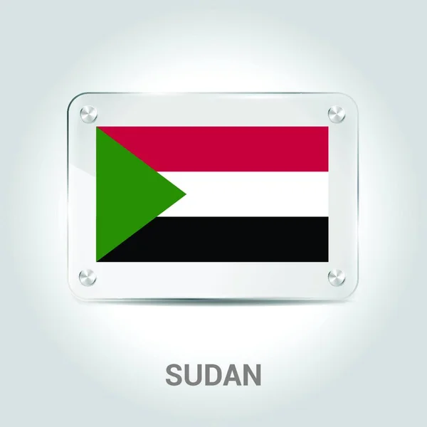 Sudan Flag Design Vector — стоковий вектор