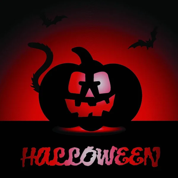 Diseño Halloween Con Diseño Creativo Vectorial — Vector de stock