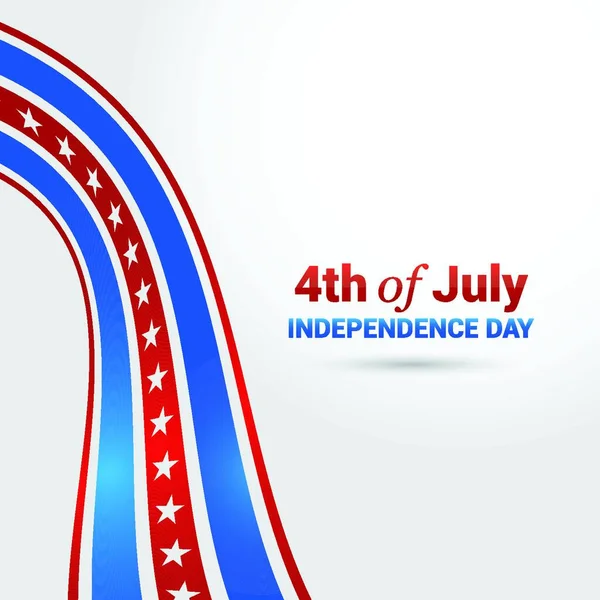 アメリカ独立記念日のデザインベクトル — ストックベクタ
