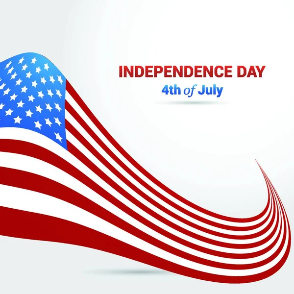 Usa Indpendence Day Design Vector — Stock Vector