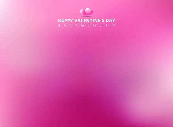 粉红色模糊背景为情人节贺卡 矢量插图 — 图库矢量图片