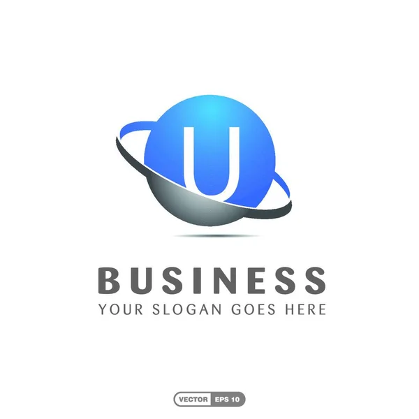 Logo Alphabétique Entreprise Vecteur Typographique — Image vectorielle