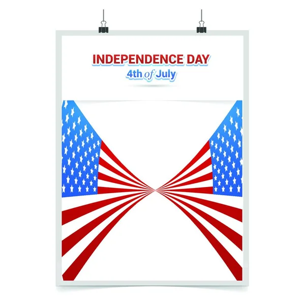 Διάνυσμα Σχεδιασμού Ημέρας Indpendence Usa — Διανυσματικό Αρχείο