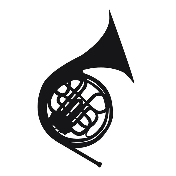 뮤지컬 Musical Instrument Horn 심포니 오케스트라 Symphony Orchestras 브라스 Brass — 스톡 벡터