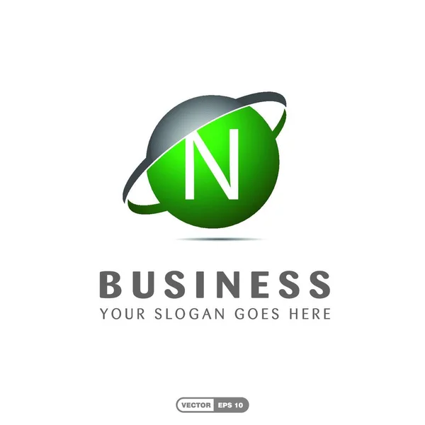Logo Alphabétique Entreprise Vecteur Typographique — Image vectorielle