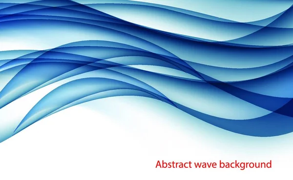 Abstract Blue Wave Σετ Διαφανές Φόντο Εικονογράφηση Διανύσματος Eps10 — Διανυσματικό Αρχείο