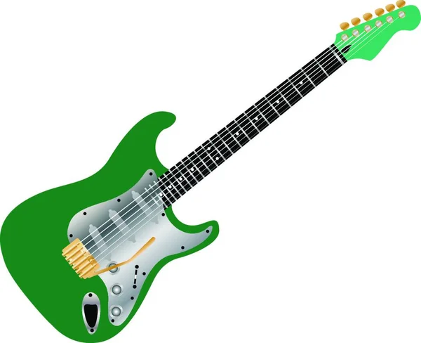 Tasarım Kullanımı Için Renk Elektro Gitar Deseni — Stok Vektör