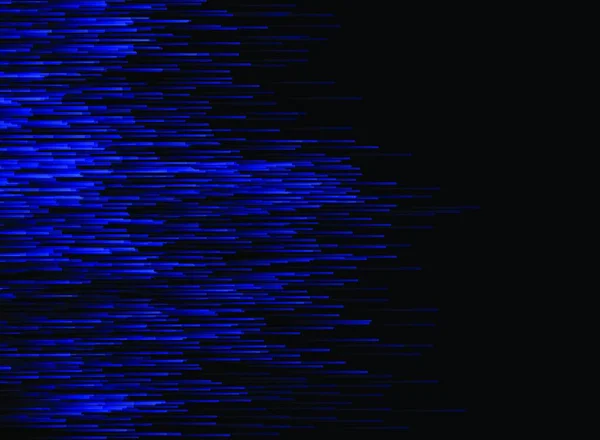 Abstrakte Technologie Datenverbindung Geschwindigkeit Blaue Linien Auf Dunklem Hintergrund Vektorillustration — Stockvektor