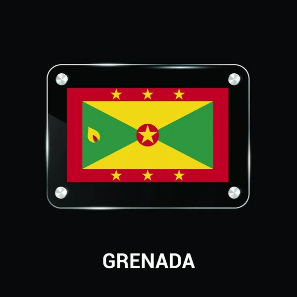 Vetor Design Bandeira Granada —  Vetores de Stock