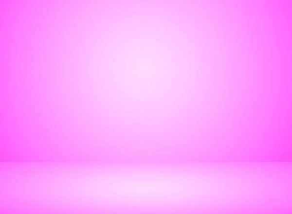 Studio Room Interior Pink Color Background Lighting Effect Vector Illustration — Stock Vector