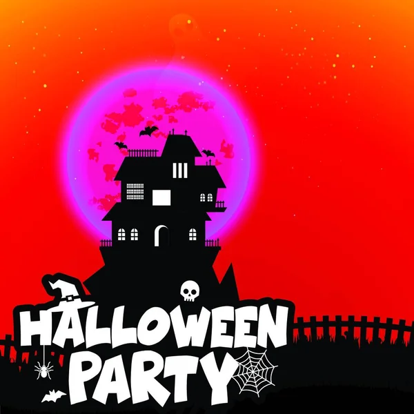 Halloween Background Art Picture — Stock Vector