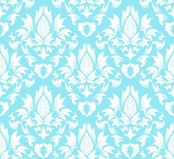 Damask Seamless Background Yours Design Use Easy Making Seamless Pattern — Stock Vector
