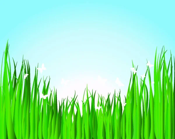 Vektor Illustration Gras Hintergrund Für Design Nutzung — Stockvektor