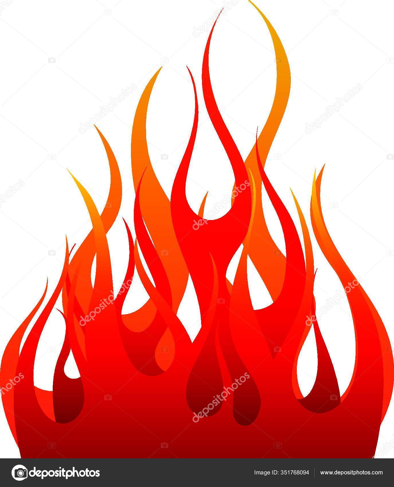 Free Vector, Fire background design