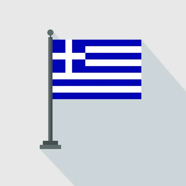 Σημαία Χώρας Φορέα Δημιουργικού Σχεδιασμού — Διανυσματικό Αρχείο