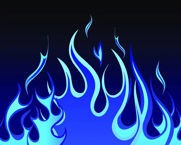 Inferno Tűzvektor Háttér Tervezési Használatra — Stock Vector