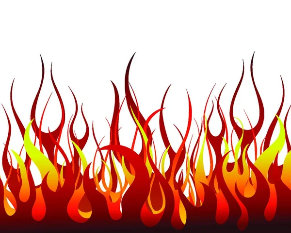 Fondo Vector Fuego Inferno Para Uso Diseño — Archivo Imágenes Vectoriales