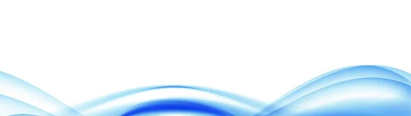 Abstrakte Blaue Welle Auf Transparentem Hintergrund Vektorillustration Eps10 — Stockvektor