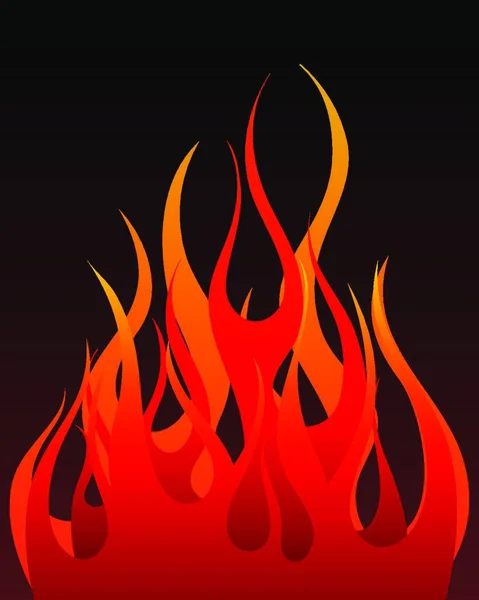 Inferno Feuer Vektor Hintergrund Für Design Einsatz — Stockvektor
