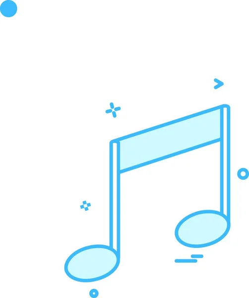 Music Media Sound Icon Vector Design — Stock Vector