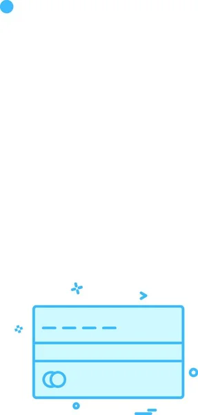 クレジットカードのアイコンデザインベクトル — ストックベクタ