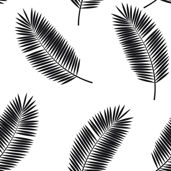 Palm Leaf Seamless Pattern Background Illustration Vectorielle Pse10 — Image vectorielle