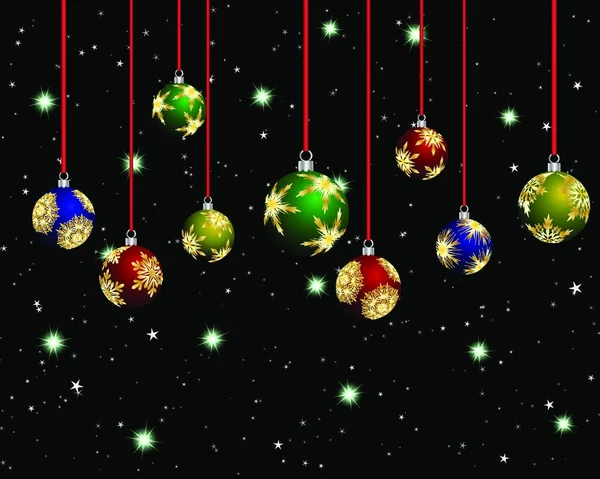 Hermoso Vector Navidad Año Nuevo Fondo Para Uso Del Diseño — Vector de stock