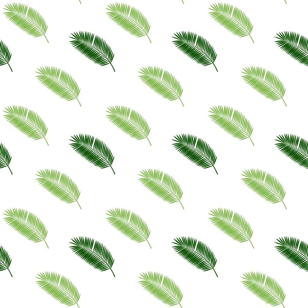 Palm Leaf Nahtlosen Muster Hintergrund Vektorillustration Eps10 — Stockvektor