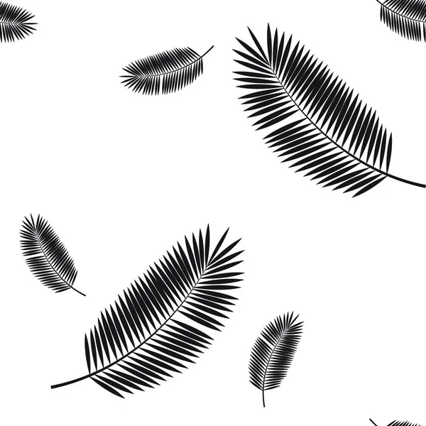 Palm Leaf Nahtlosen Muster Hintergrund Vektorillustration Eps10 — Stockvektor