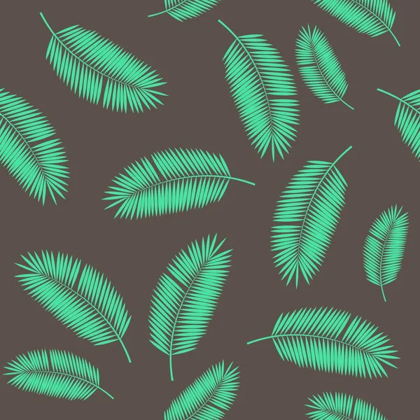 Palm Leaf Seamless Pattern Background Illustration Vectorielle Pse10 — Image vectorielle