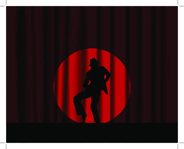 Disco Dancer Vector Illustration Design Use — Stock Vector