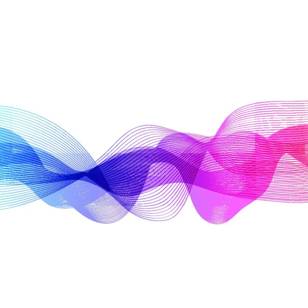 Абстрактна Кольорова Хвиля Тлі Векторна Ілюстрація Епс10 — стоковий вектор
