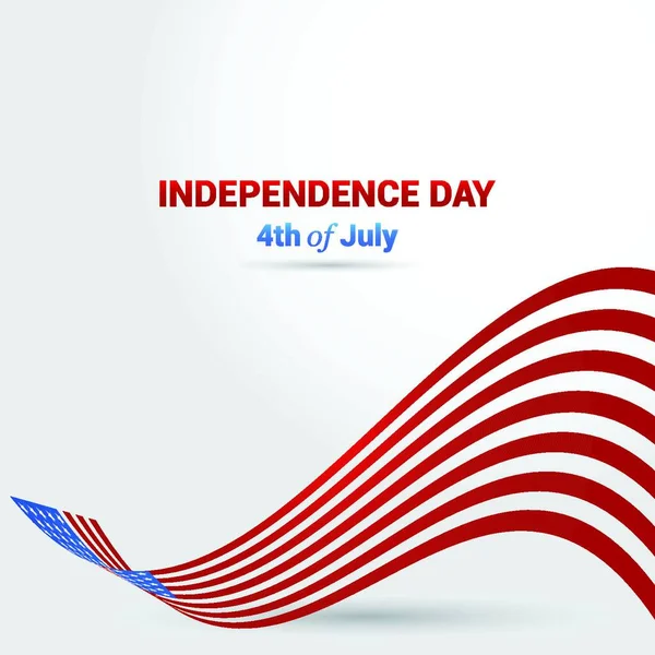 Etats Unis Indpendence Day Design Vecteur — Image vectorielle