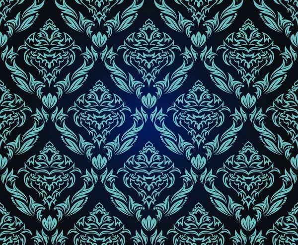 Damask Seamless Vector Background 솔기없는 패턴을 만들기 위해서는 그룹을 드래그하고 — 스톡 벡터