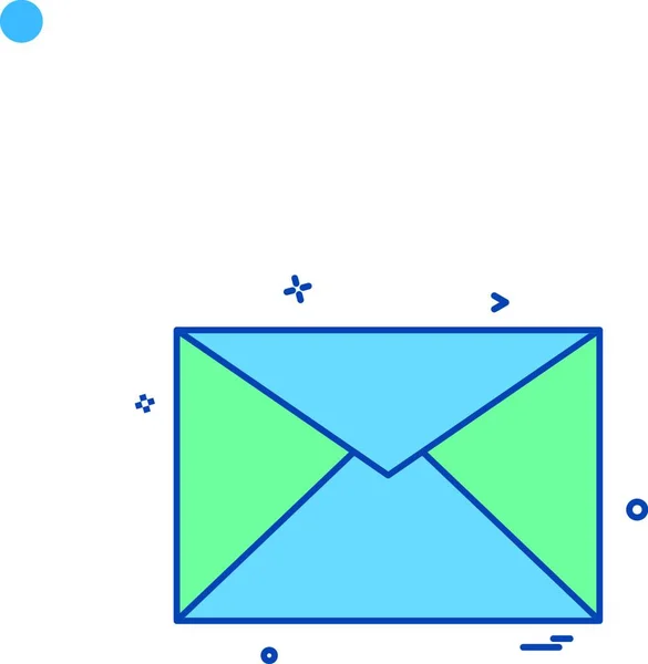 Mesasges Icône Design Vecteur — Image vectorielle