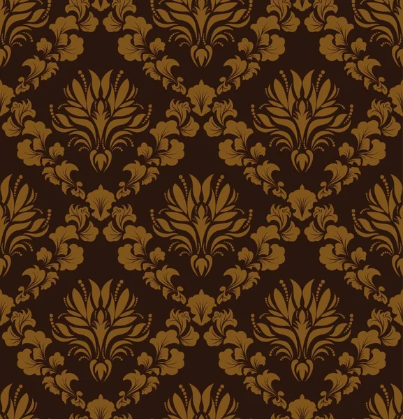 Damask Seamless Vector Background 솔기없는 패턴을 만들기 위해서는 그룹을 드래그하고 — 스톡 벡터