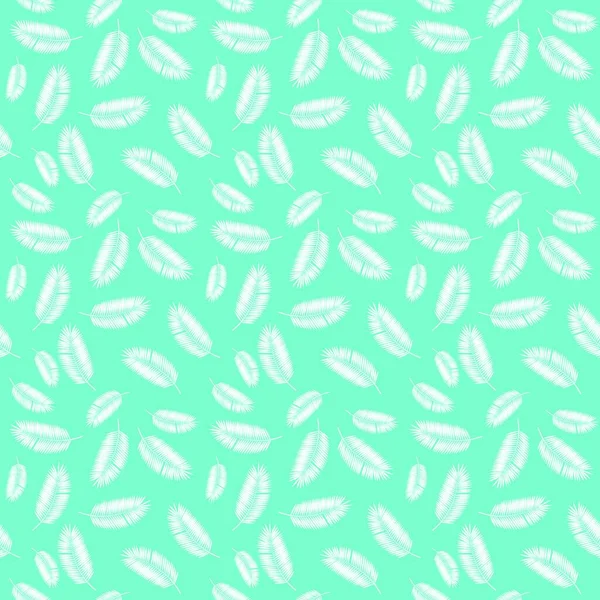 Palm Leaf Seamless Pattern Background Illustration Vectorielle Pse10 — Image vectorielle