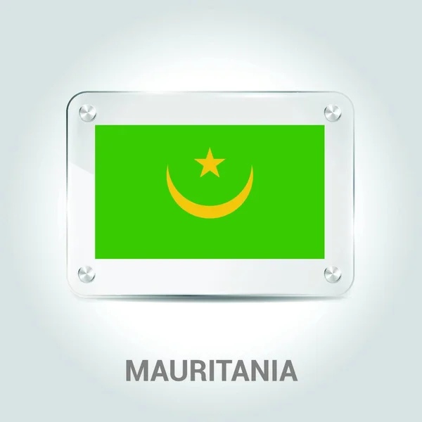 Mauritania Flag Design Vector — Stock Vector