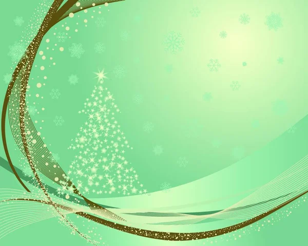 Красива Векторна Різдвяна Новорічна Листівка Дизайну — стоковий вектор