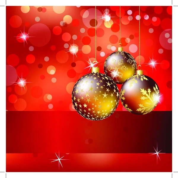圣诞节和新年的背景 矢量插图 Eps 与透明度 — 图库矢量图片