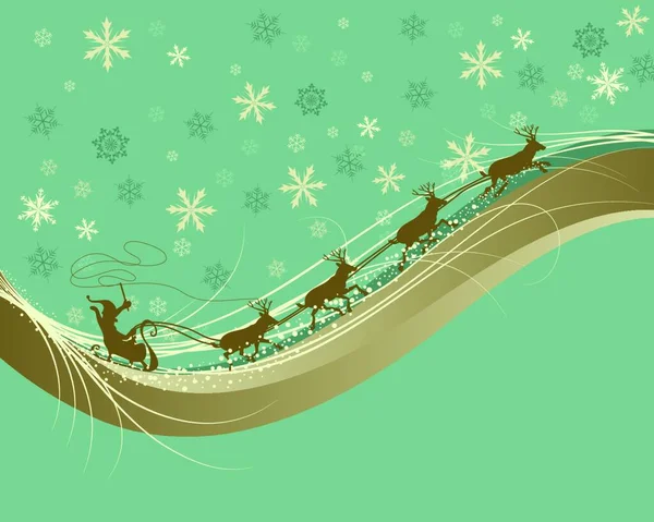 Όμορφη Διανυσματική Χριστουγεννιάτικη Κάρτα Πρωτοχρονιά Για Χρήση Στο Σχεδιασμό — Διανυσματικό Αρχείο