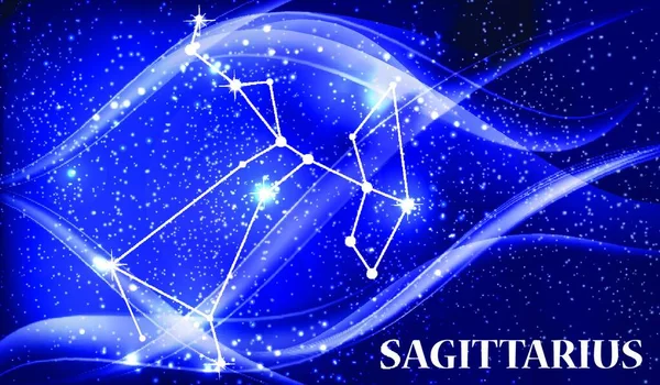 Simbol Sagittarius Zodiac Sign Ilustración Del Vector Eps10 — Archivo Imágenes Vectoriales