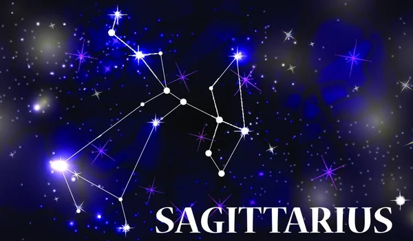 Simbol Sagittarius Zodiac Sign Ilustración Del Vector Eps10 — Archivo Imágenes Vectoriales