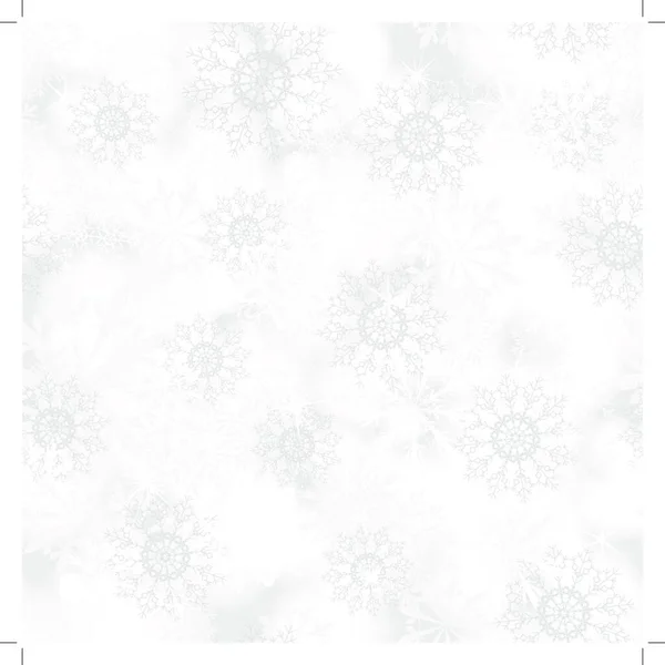 Motifs Sans Couture Flocon Neige Illustration Vectorielle Eps Entièrement Modifiable — Image vectorielle